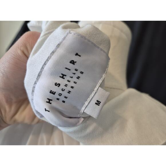 New The Shirt Rochelle Behrens White Cotton The Raya Shirt Dress Medium - Picture 8 of 9